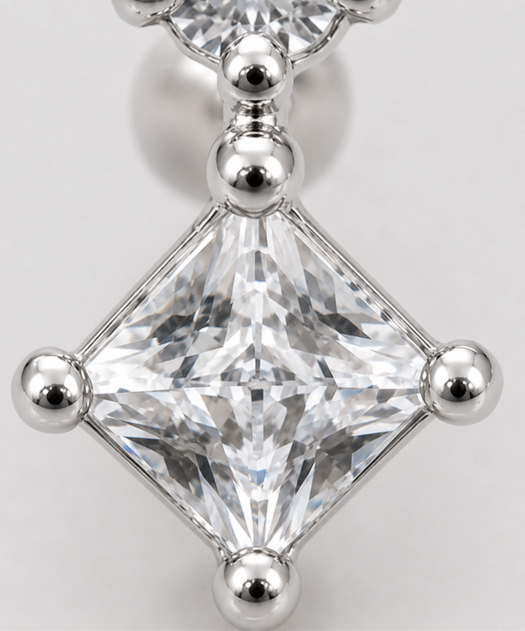 Marquise CZ Drop Stud Earrings | 925 Sterling Silver Earrings for Women