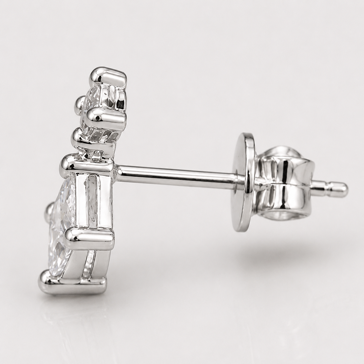 Marquise CZ Drop Stud Earrings | 925 Sterling Silver Earrings for Women