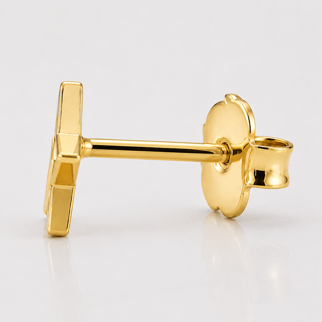 Tiny Star Stud Earrings | 18K Gold Plated Minimalist Earrings