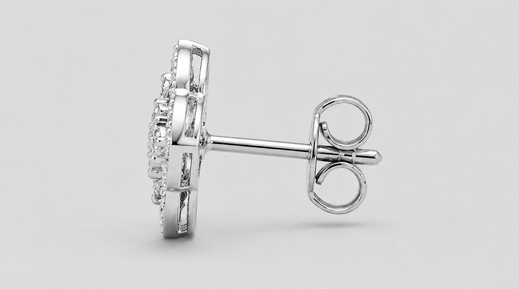 Marquise CZ Stud Earrings | 925 Sterling Silver Earrings