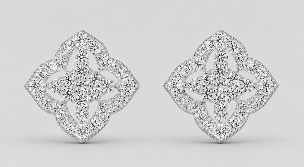 Marquise CZ Stud Earrings | 925 Sterling Silver Earrings