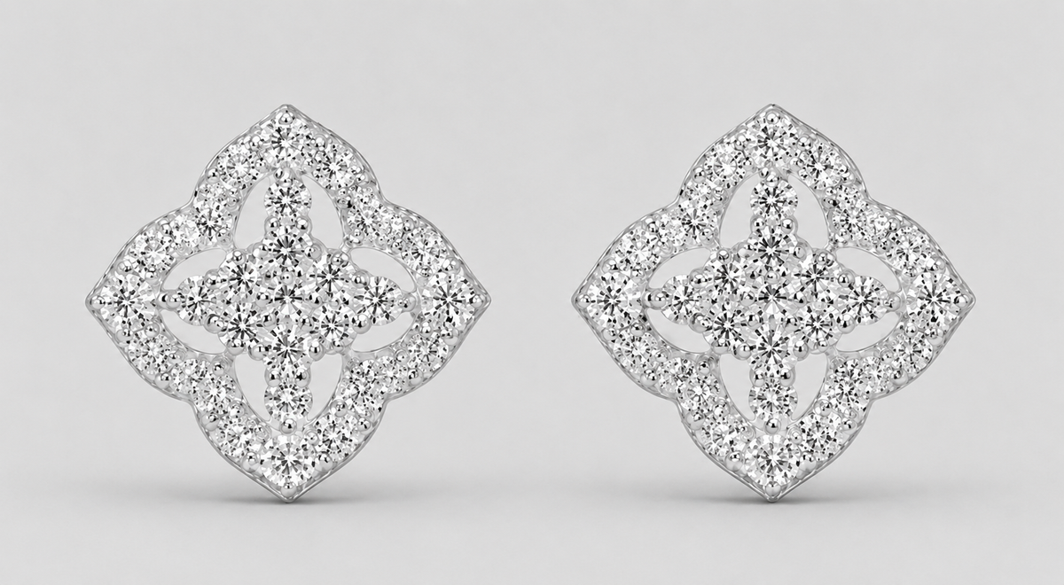 Marquise CZ Stud Earrings | 925 Sterling Silver Earrings