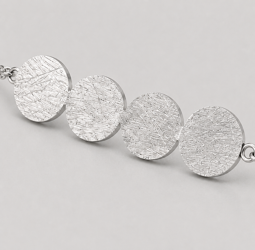 Disc Bracelet | 925 Sterling Silver Minimalist Bracelet