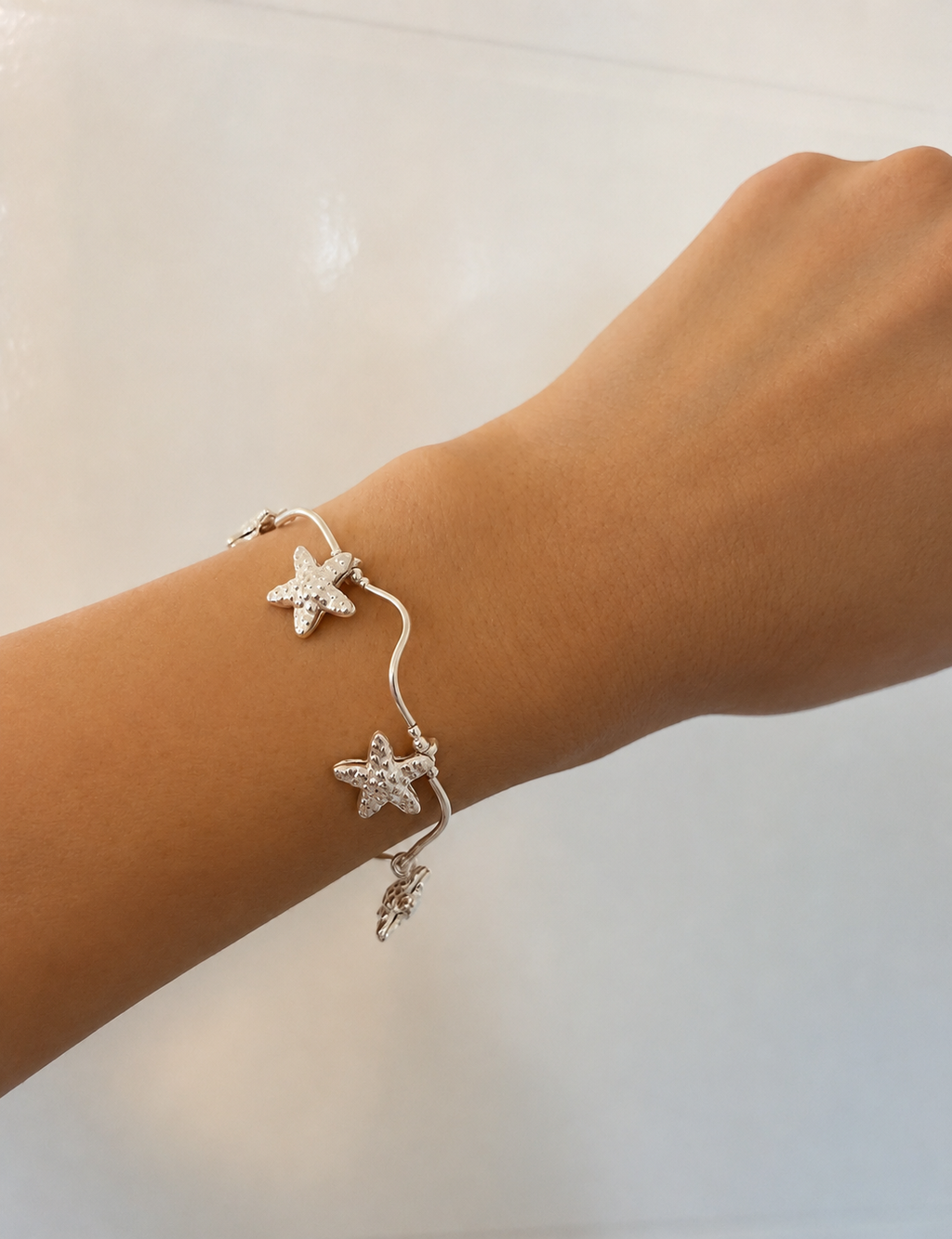Starfish Bracelet | 925 Sterling Silver Beach Bracelet