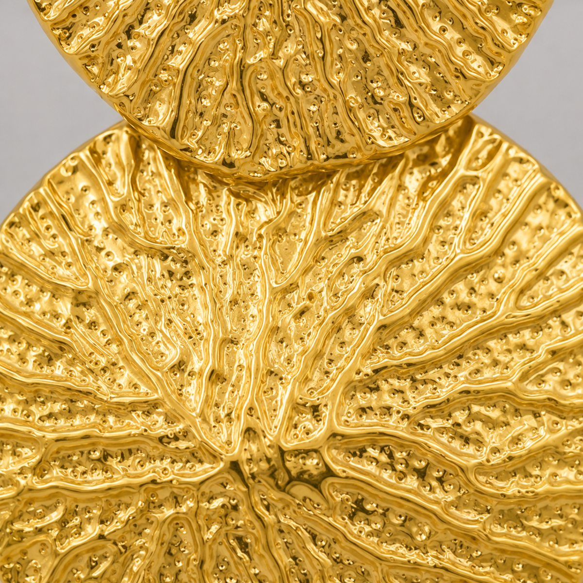 Textured Drop Earrings | 18K Gold Plated Statement Earrings