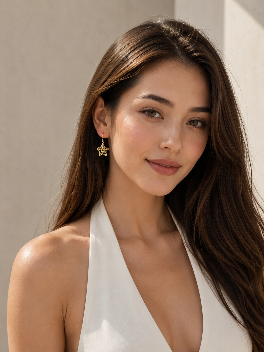 Celestial Star Earrings | Gold Dangle Earrings for Women