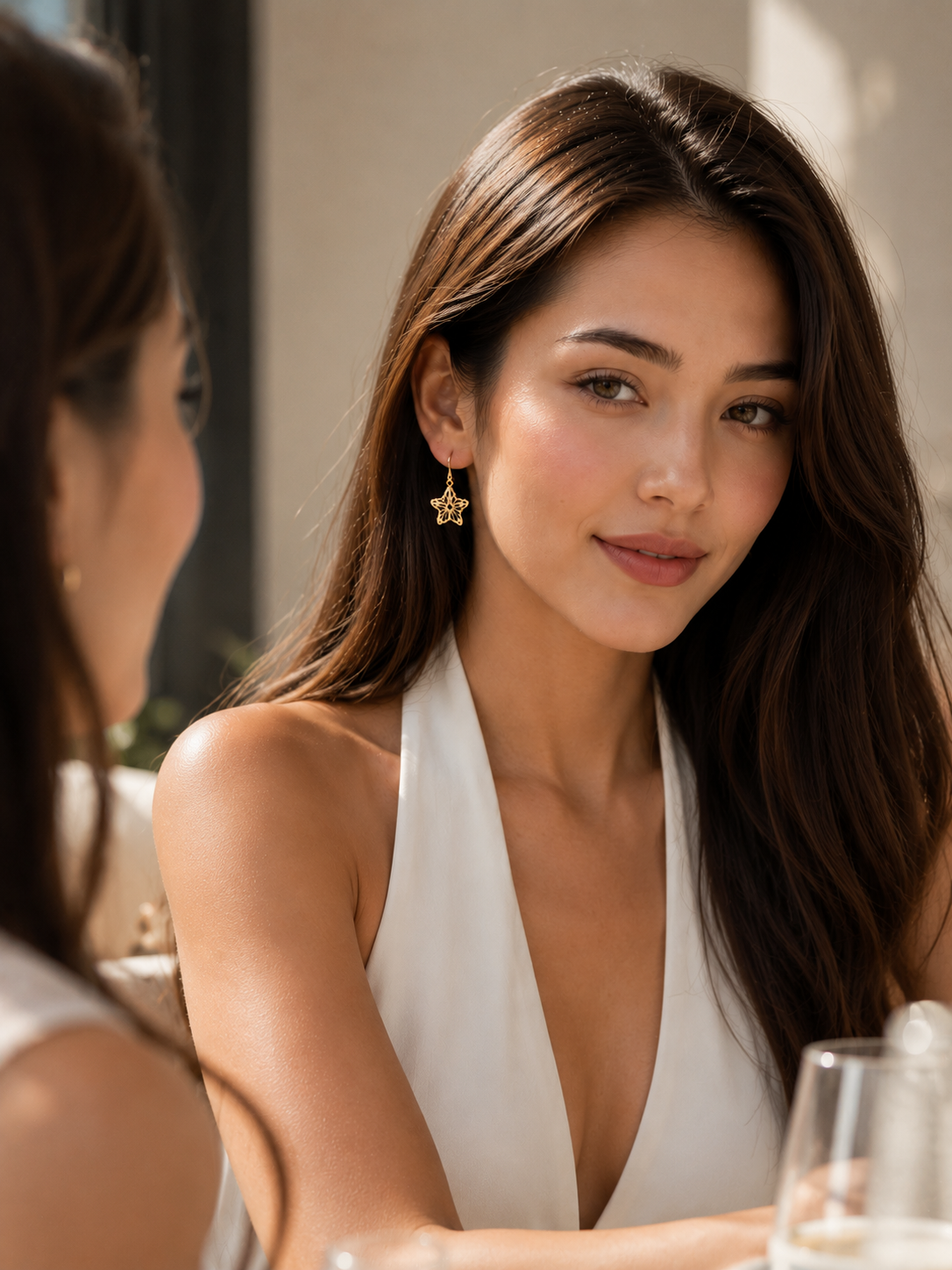 Celestial Star Earrings | Gold Dangle Earrings for Women