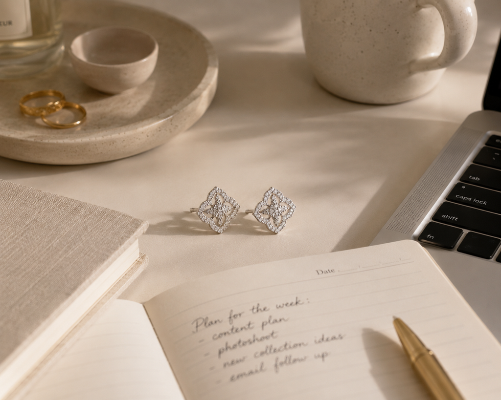 Marquise CZ Stud Earrings | 925 Sterling Silver Earrings