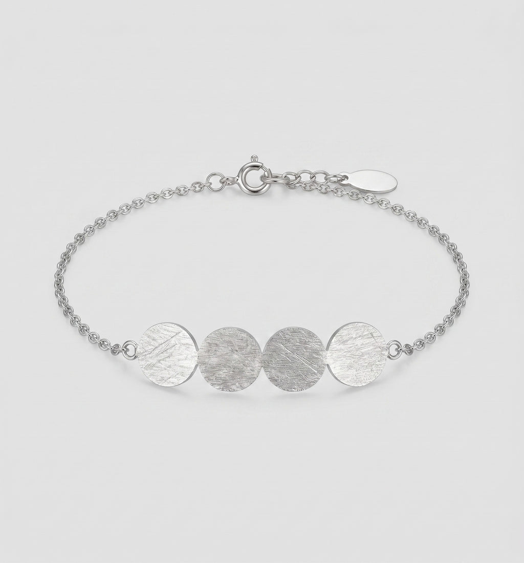 Disc Bracelet | 925 Sterling Silver Minimalist Bracelet