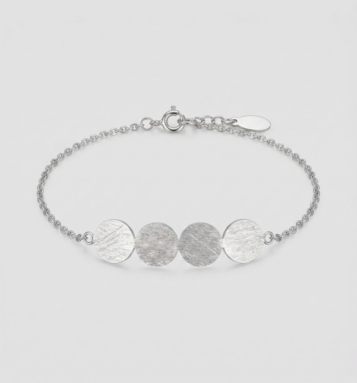 Disc Bracelet | 925 Sterling Silver Minimalist Bracelet